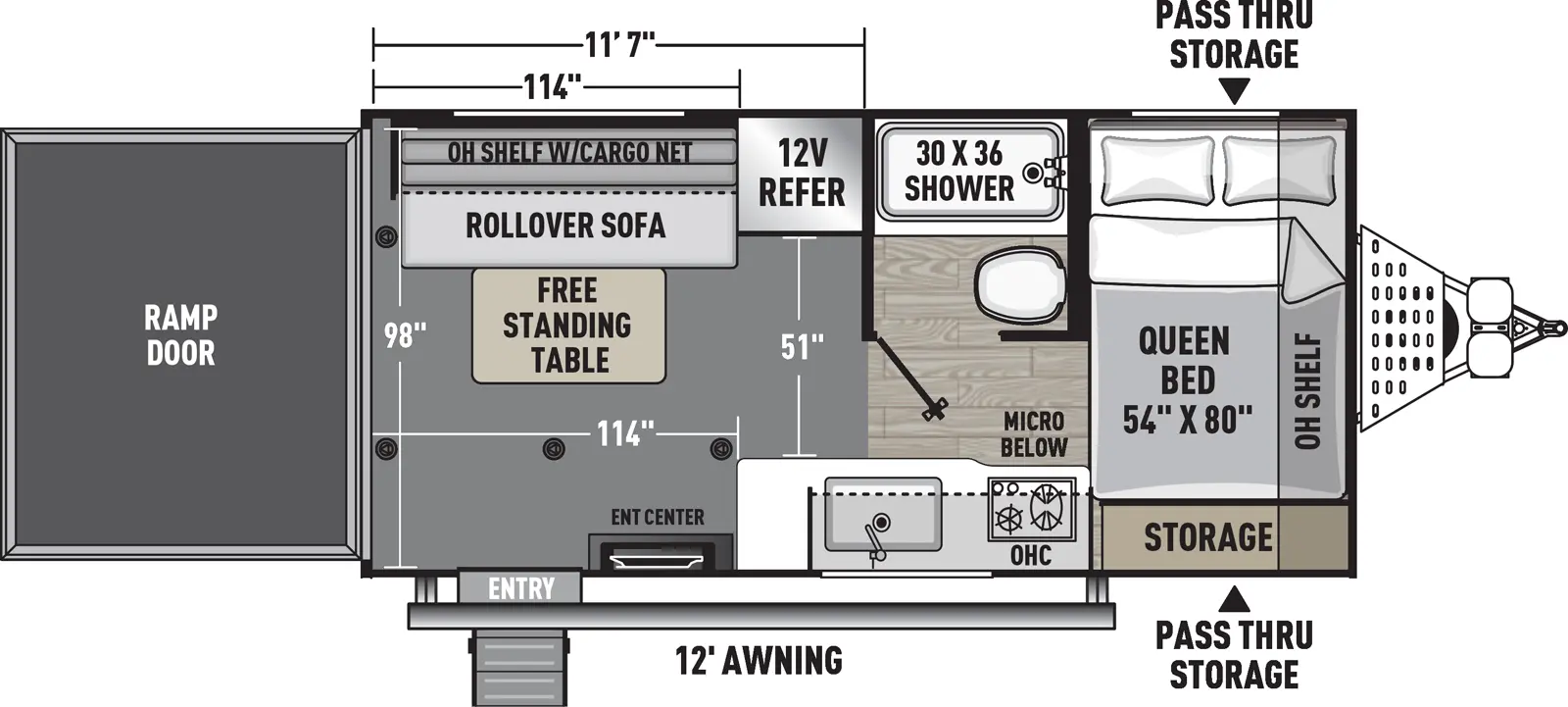 Work And Play 18LT Floorplan